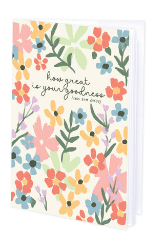 Mini Journal - Little Wildflowers - with scripture