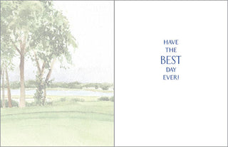Birthday Greeting Card - Golf