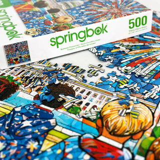 Springbok 500 Piece Puzzle - Summer Fireworks
