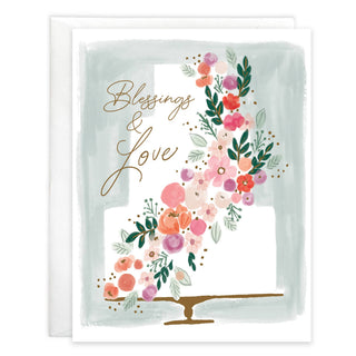 Gina B Card With Scripture - Tiered Love Cake