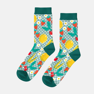 Yellow Owl Socks - Farmer's Market