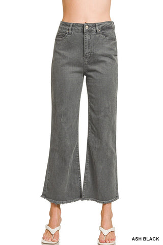 Rory Wide Leg Jean Smoke