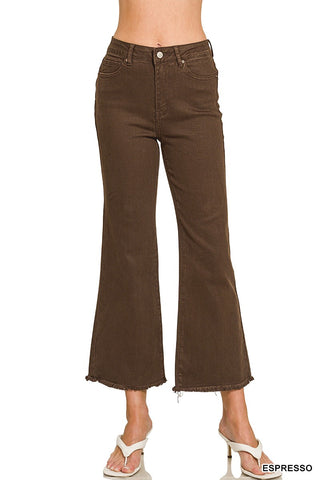 Tory Wide Leg Jeans in Espresso