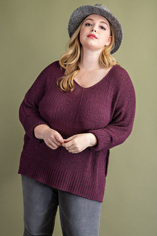 Bren Maroon Sweater