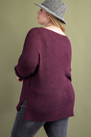 Bren Maroon Sweater