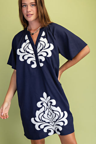 Chloe Appliquéd Dress