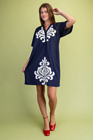 Chloe Appliquéd Dress