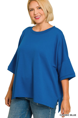 Millie Blue Scuba Tee