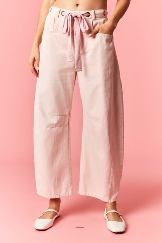 Charleston Barrel Jean Pink