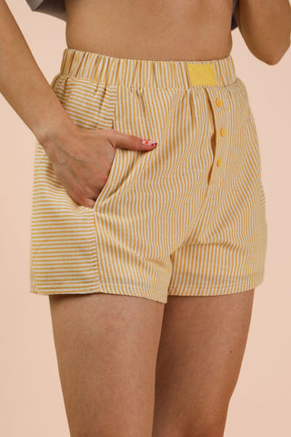Striped Boxers Yellow