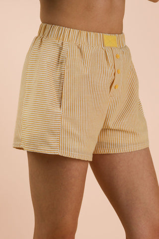 Striped Boxers Yellow