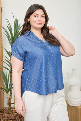 Jordyn Chambray Top