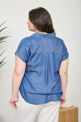 Jordyn Chambray Top