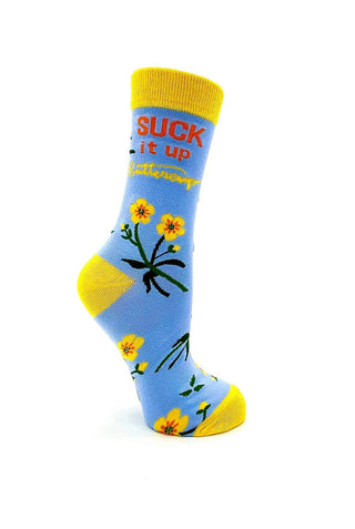 Fabdaz Socks Suck It Up Buttercup