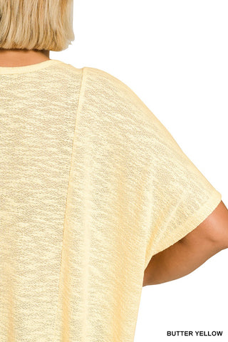 Kelsey Butter Yellow Tee