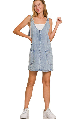 Midland Denim Overall Dress