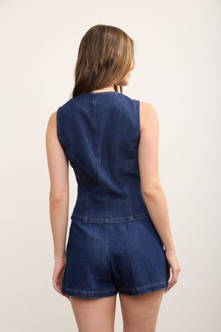 Alder Denim Vest