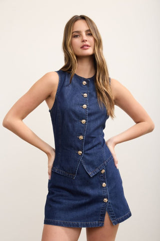 Alder Denim Vest