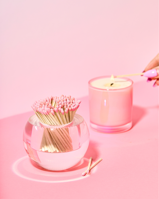 Tart by Taylor Round Match Striker - Light Pink Matches