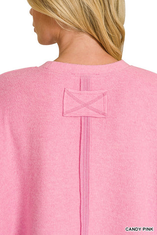 Briar Center Seam Sweater Candy Pink