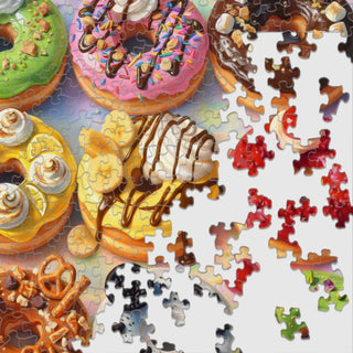 Decadent Donuts 500 Piece Puzzle