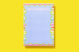 Taylor Elliot - Notepad w/ Magnet - "Best Teacher Ever"