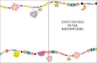 Birthday Greeting Card - Charm Bracelets