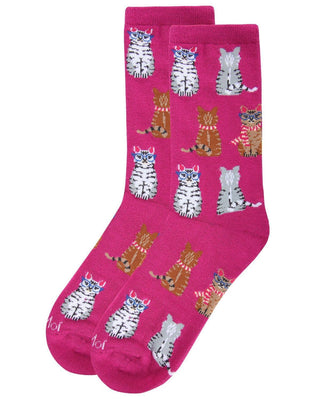 MeMoi Socks Studious Cats