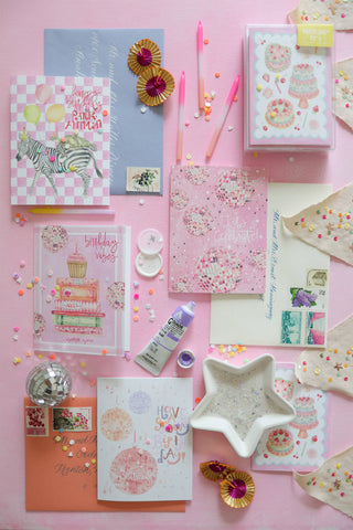 Stephanie Tara Party animal birthday card