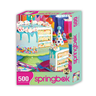 Springbok 500 Piece Puzzle - Birthday Cake