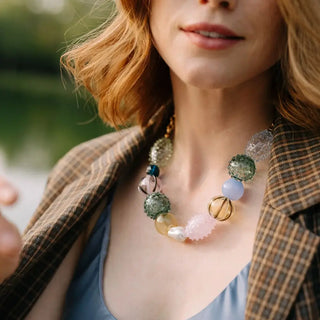 ND Iris Glass Blown Necklace