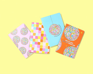 Taylor Elliott Mini Notebook Set - Disco Ball