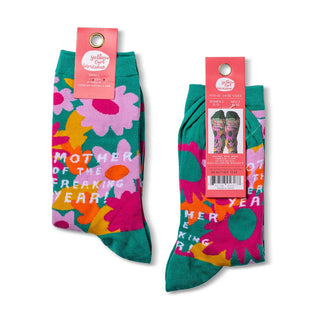 Yellow Owl Socks - Mother of the Year
