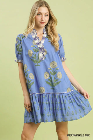 Averie Periwinkle Dress