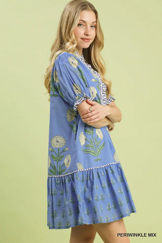 Averie Periwinkle Dress