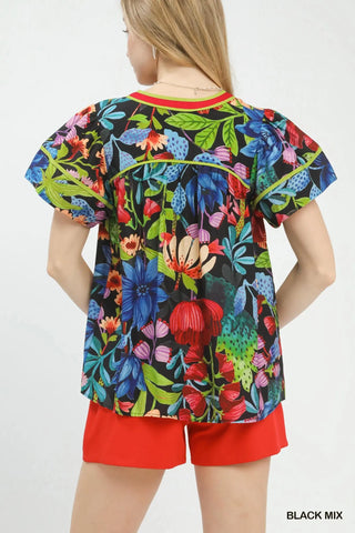 Davis Floral Top