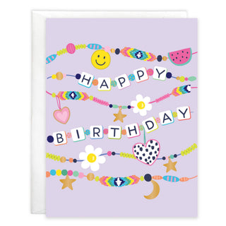 Birthday Greeting Card - Charm Bracelets