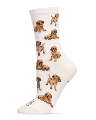 Memoi Socks - Golden Retriever Crew Socks
