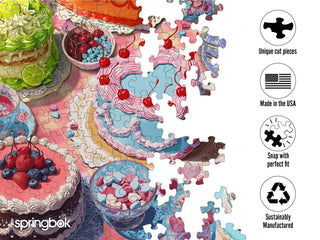 Springbok 500 Piece Puzzle -Vintage Cakes