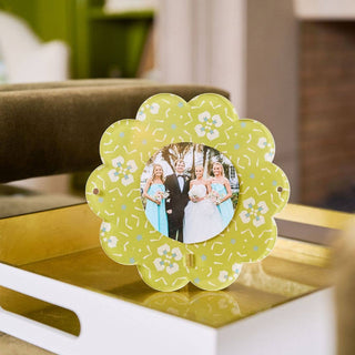 Dorset Garden Green Acrylic Round Picture Frame