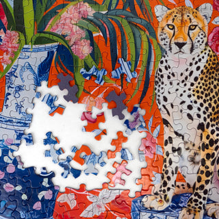 Springbok 500 piece puzzle - Cheetah and Ginger Jar