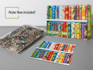 Books in Bloom 500 Piece Puzzle