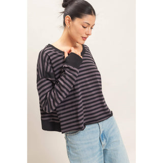 Bennett Striped Long Sleeve Top