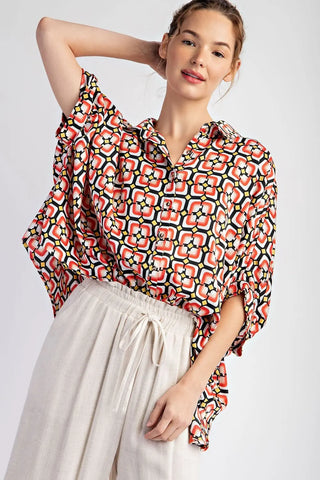Kendra Pattern Top