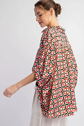 Kendra Pattern Top