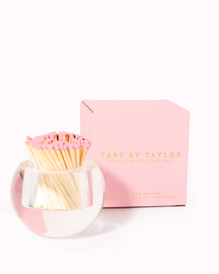 Tart by Taylor Round Match Striker - Light Pink Matches