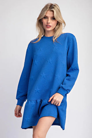 Star Squad Blue Dress