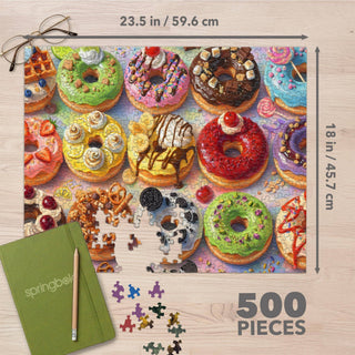 Decadent Donuts 500 Piece Puzzle