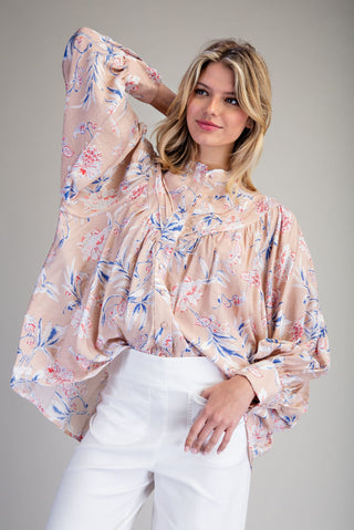 Whit Floral Top