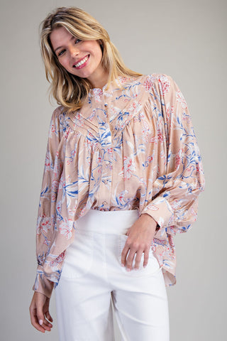 Whit Floral Top